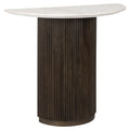 Mayfield Brown Console Half Table Home Store Living
