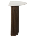 Mayfield Brown Console Half Table Home Store Living