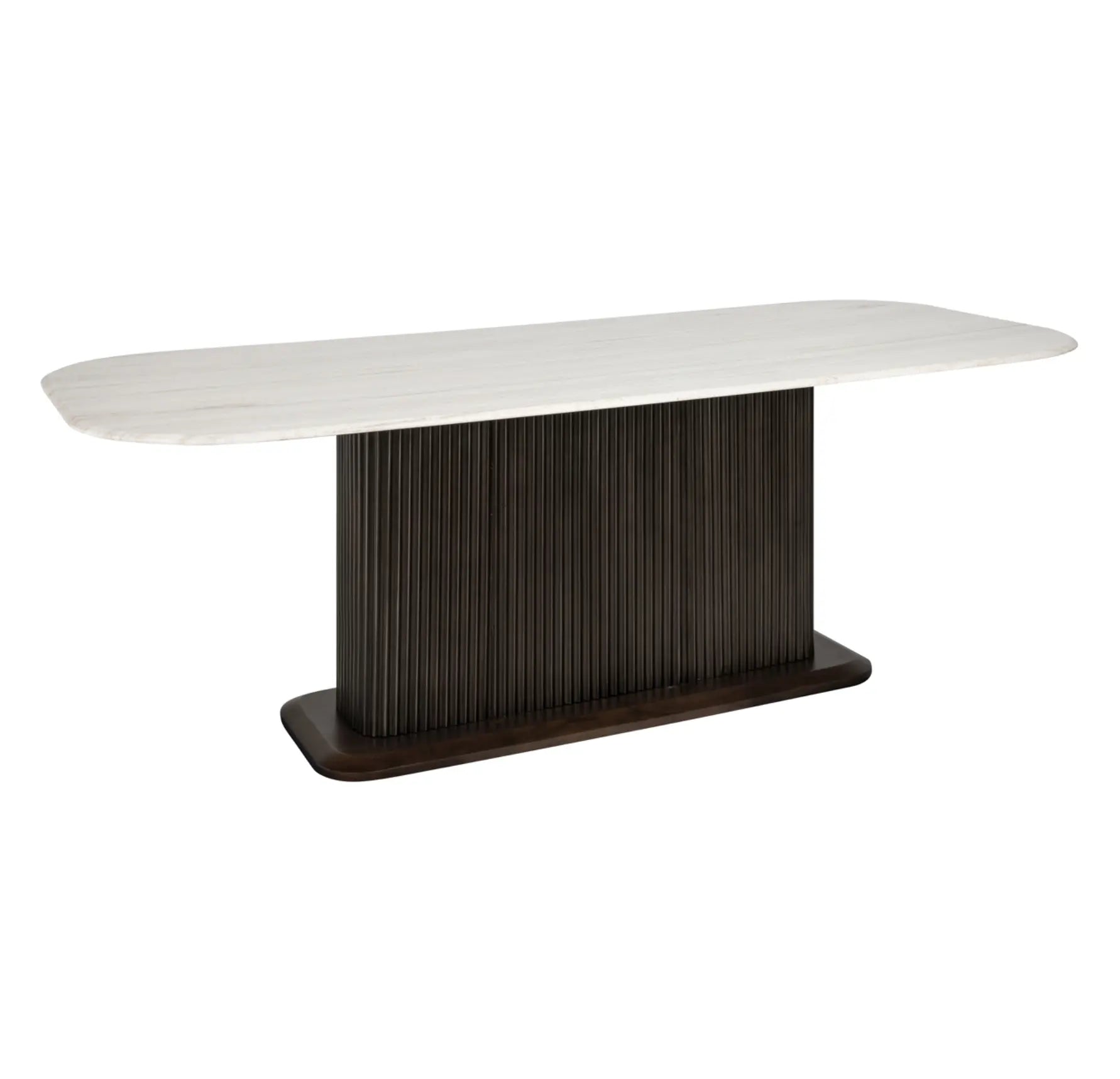Mayfield White Marble Dining Table Home Store Living