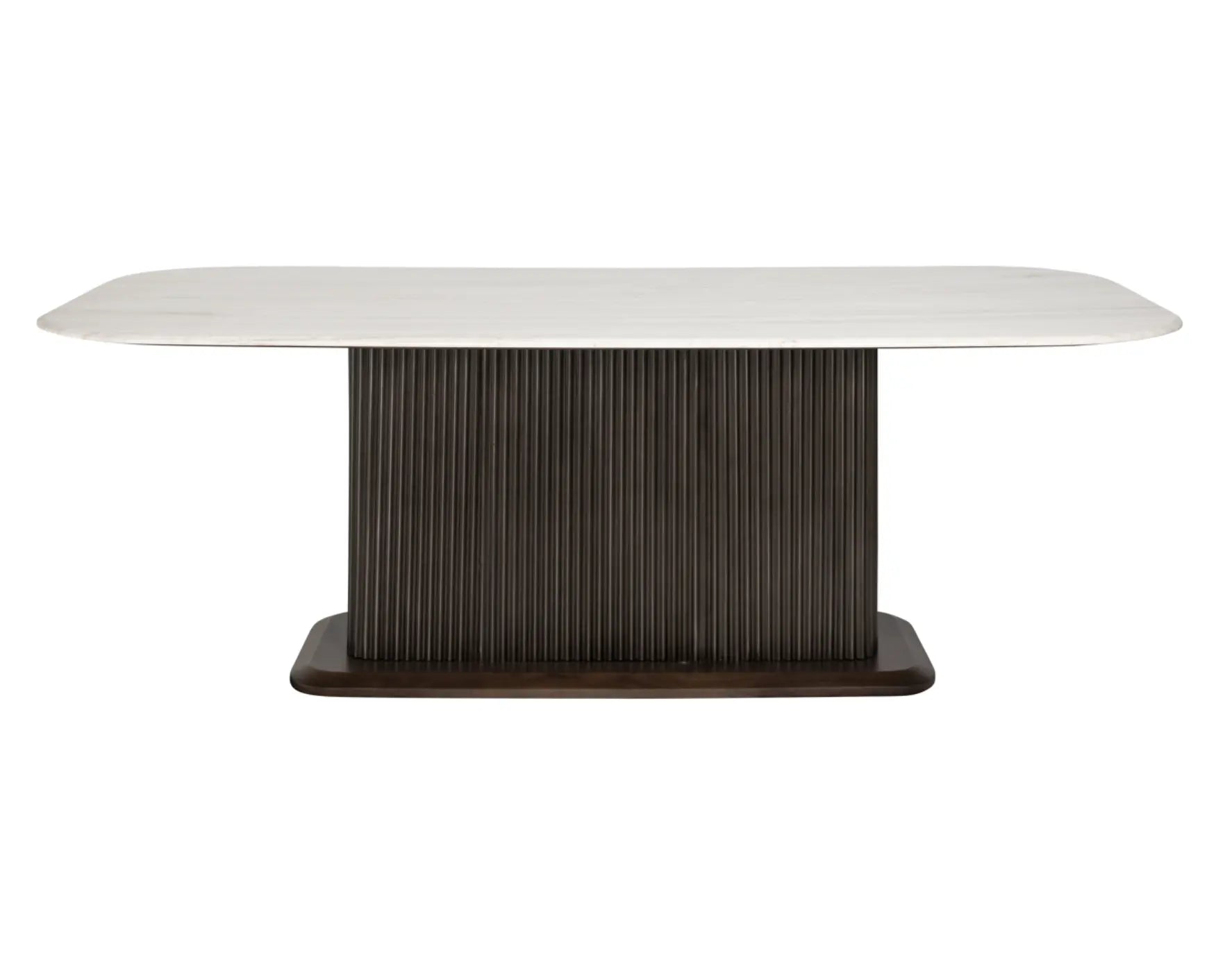 Mayfield White Marble Dining Table Home Store Living
