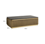 Ironville Gold Coffee Table Home Store Living