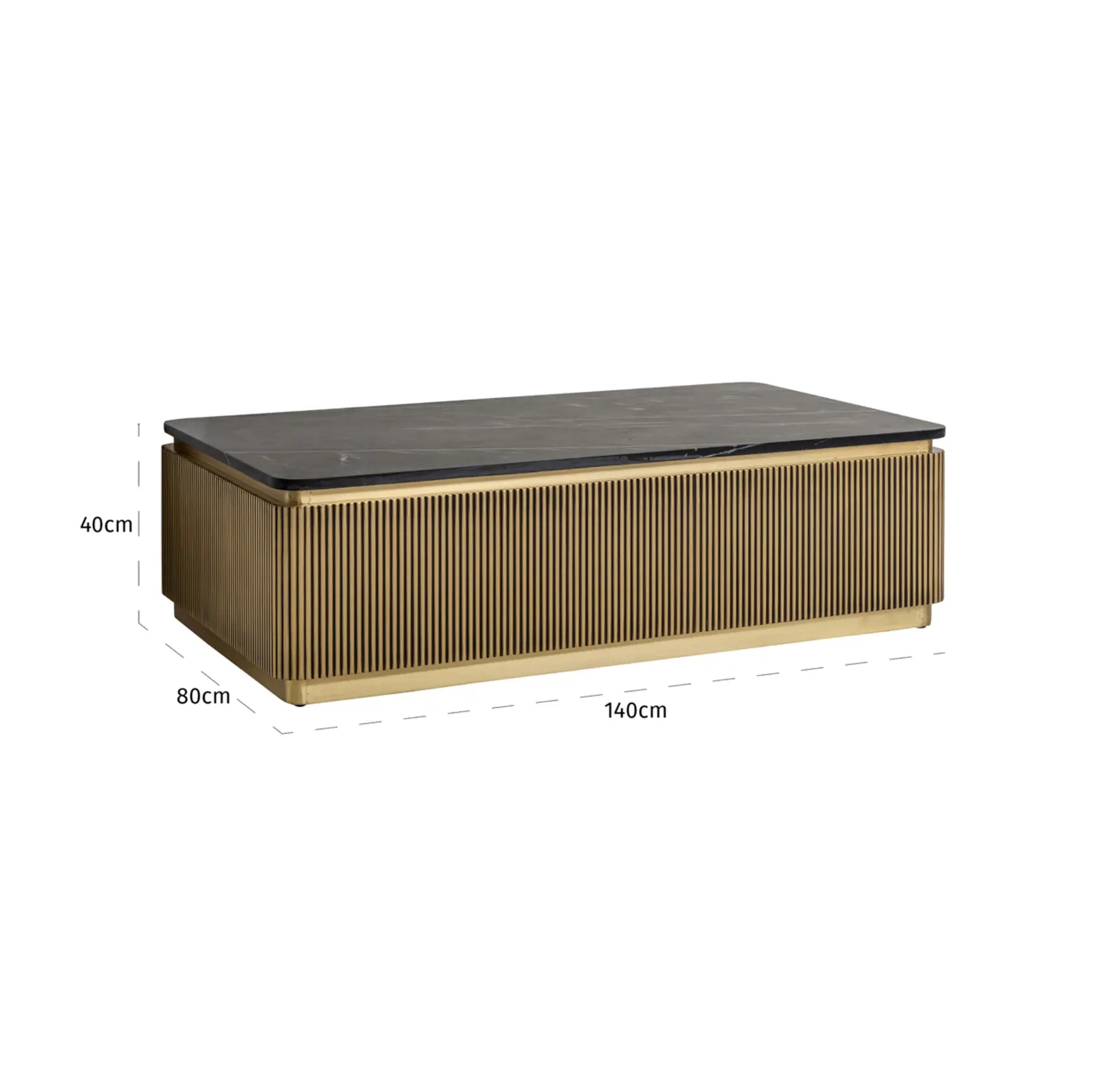 Ironville Gold Coffee Table Home Store Living