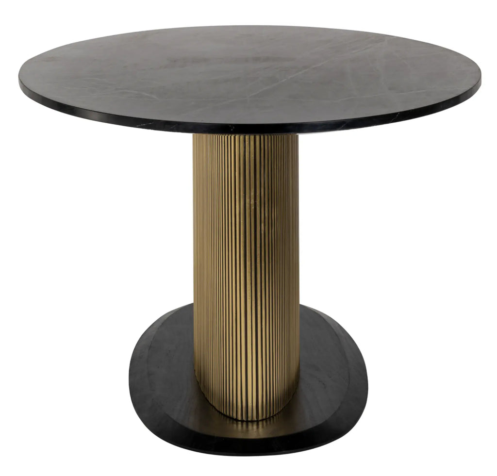 Ironville Gold Oval Dining Table Home Store Living