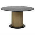 Ironville Gold Dining Table 1.4m Home Store Living