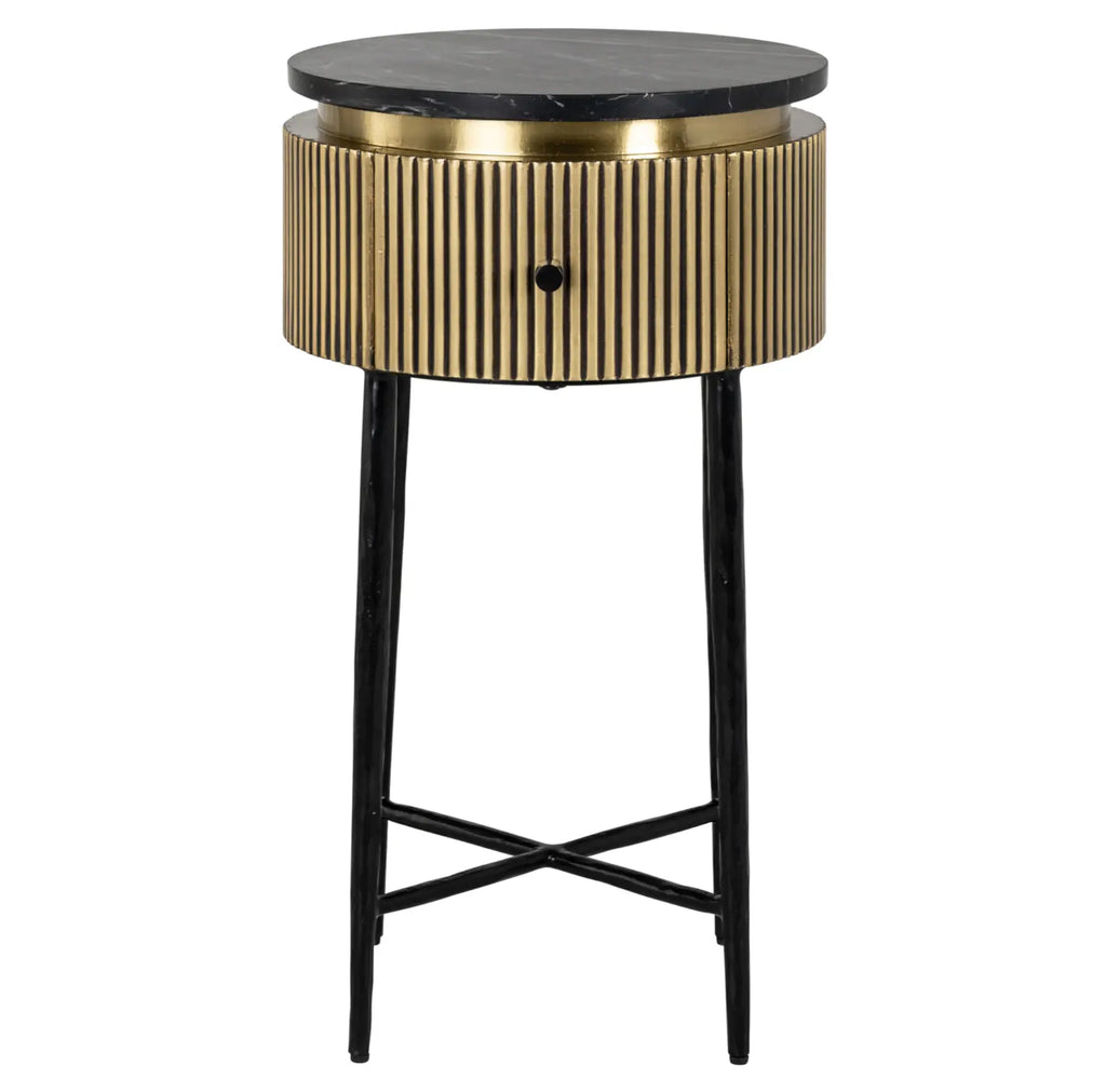 Ironville Gold End Table Home Store Living