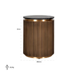 Ironville Gold End Table Home Store Living