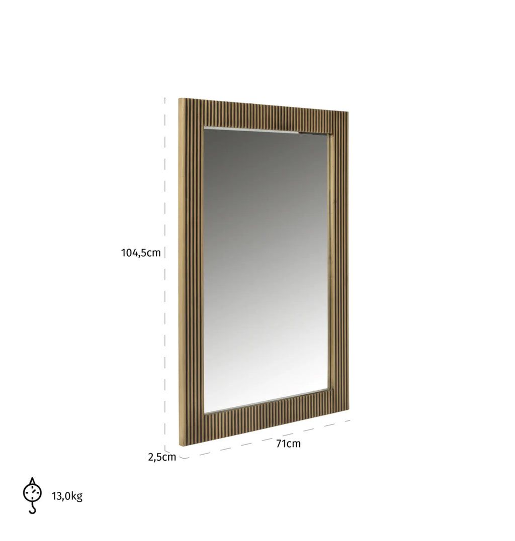 Ironville Gold Mirror Home Store Living