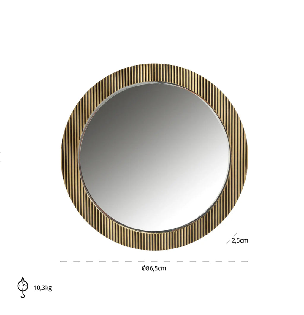 Ironvillle Gold Mirror Home Store Living