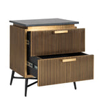 Ironville Gold Nightstand Home Store Living