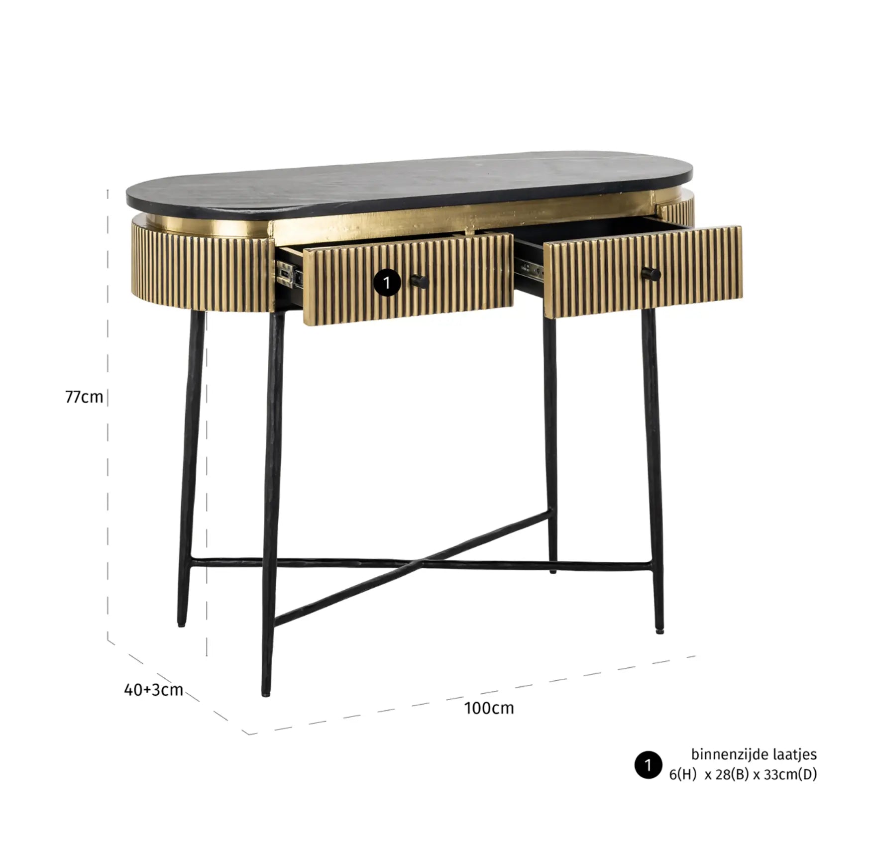Ironville Gold Sideboard Home Store Living