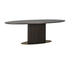 Luxor Brown Oval Dining Table Home Store Living
