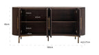 Luxor 4 Door Brown Sideboard Home Store Living