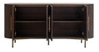 Luxor 4 Door Brown Sideboard Home Store Living