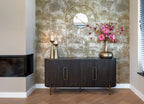 Luxor 4 Door Brown Sideboard Home Store Living
