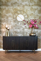 Luxor 4 Door Brown Sideboard Home Store Living