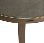 Bloomville Shargreen Brass Nested Coffee Table (Set of 2) - Glass Tops Included Home Store Living