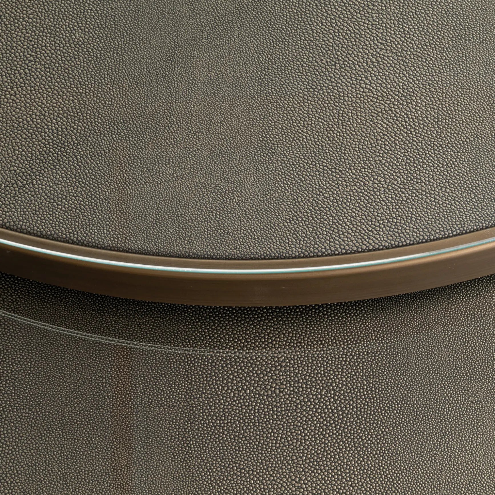 Bloomville Shargreen Brass Nested Coffee Table (Set of 2) - Glass Tops Included Home Store Living