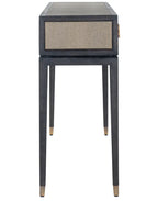 Bloomville Brass Shagreen Console Table Home Store Living