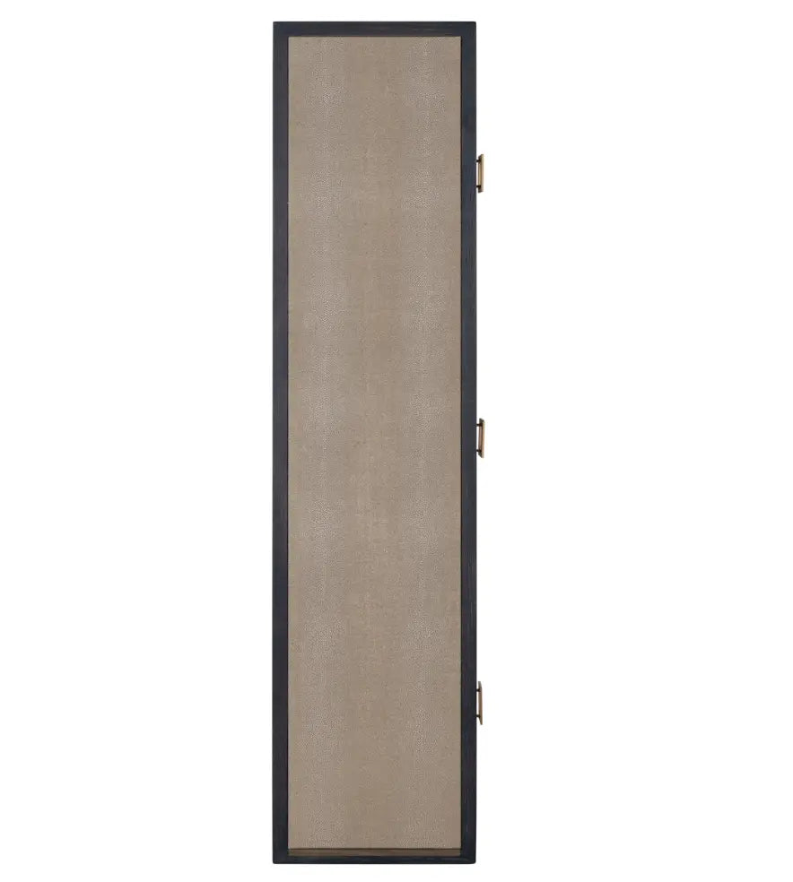 Bloomville Brass Shagreen Console Table Home Store Living