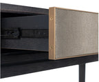 Bloomville Brass Shagreen Console Table Home Store Living