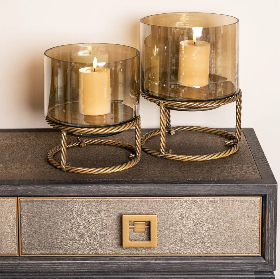 Bloomville Brass Shagreen Console Table Home Store Living