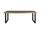 Bloomville Brass Shagreen Dining Table (inc. Glass Top) Home Store Living