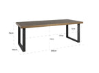 Bloomville Brass Shagreen Dining Table (inc. Glass Top) Home Store Living