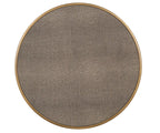 Bloomville Brass Shagreen End Table (inc. Glass Top) Set of 2 Home Store Living