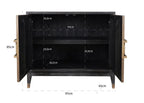 Bloomville Brass Shagreen Sideboard Home Store Living