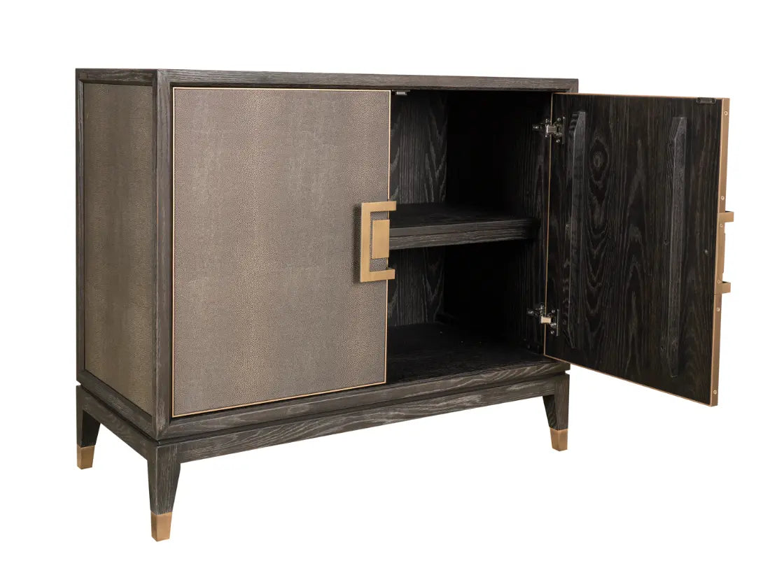 Bloomville Brass Shagreen Sideboard Home Store Living