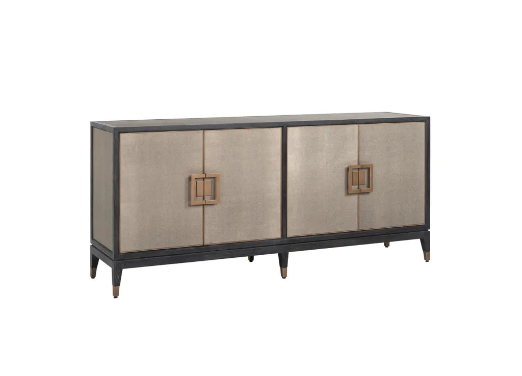 Bloomville Brass Shagreen Sideboard Home Store Living