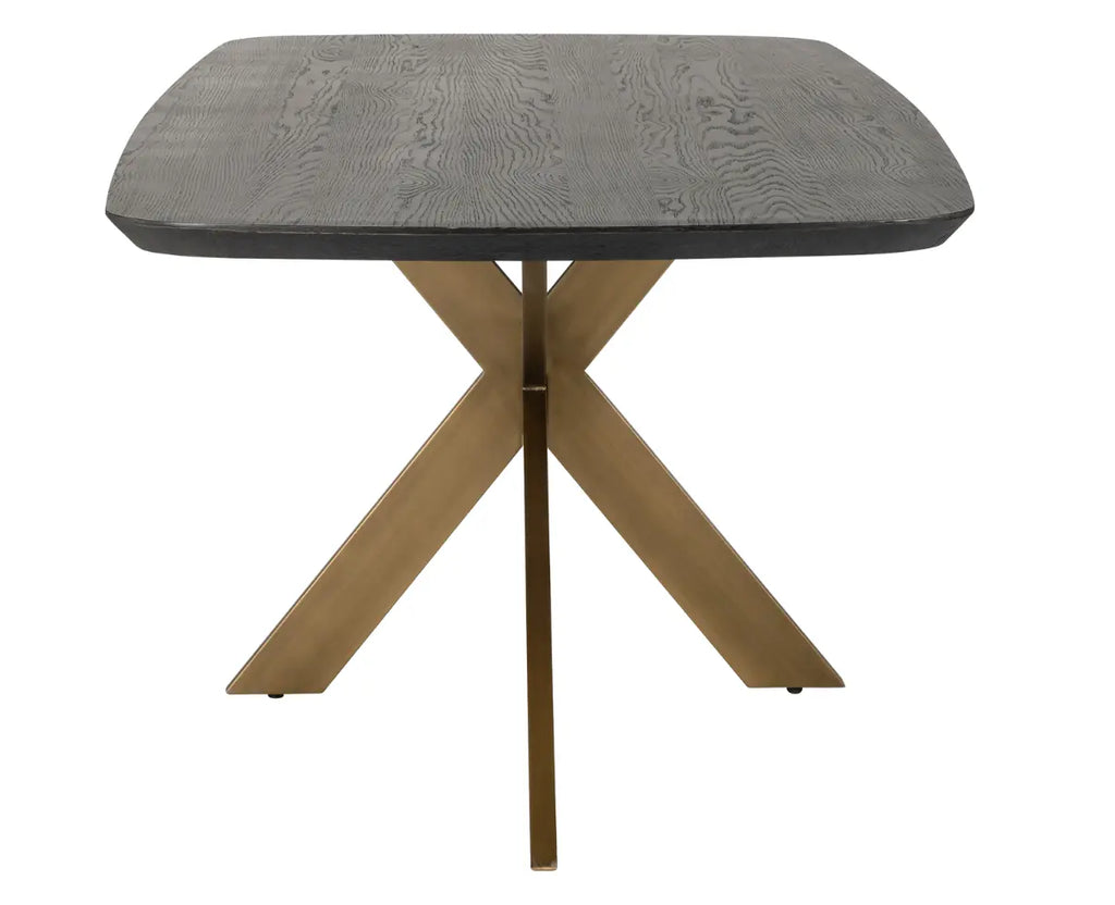 Cambon Danish Oval Dining Table – Dark Coffee Finish Home Store Living