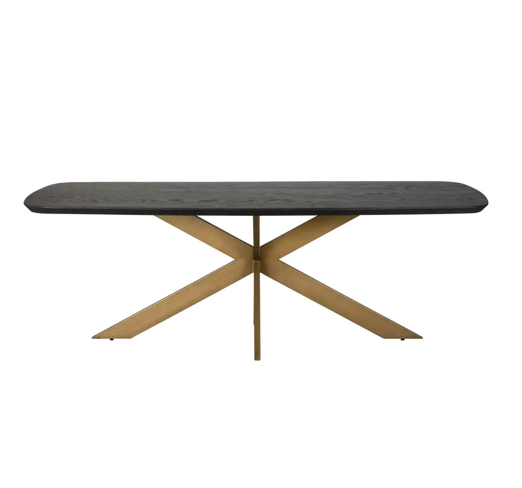 Cambon Danish Oval Dining Table – Dark Coffee Finish Home Store Living