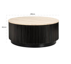 Hampton Dark Brown Coffee Table - 90cm Home Store Living