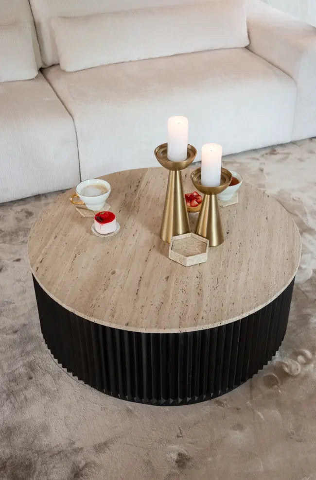 Hampton Dark Brown Coffee Table - 90cm Home Store Living