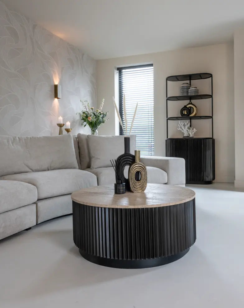Hampton Dark Brown Coffee Table - 90cm Home Store Living