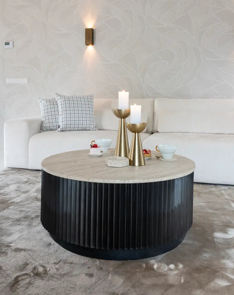 Hampton Dark Brown Coffee Table - 90cm Home Store Living