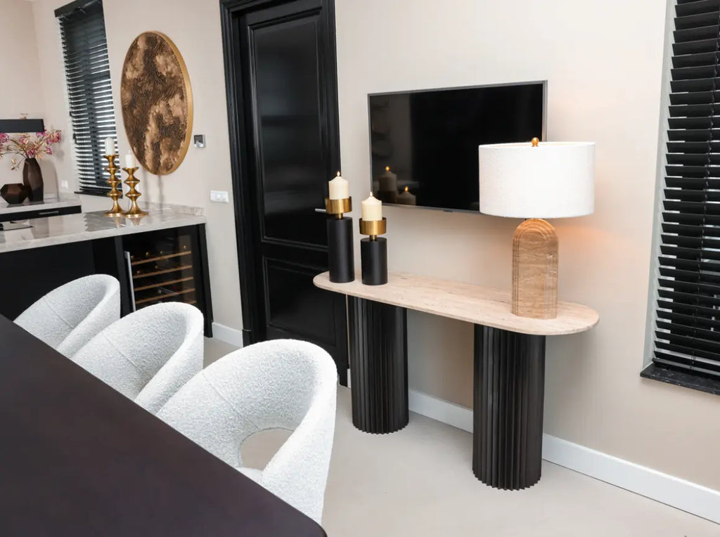 Hampton Dark Brown Console Table Home Store Living