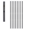 54mm Black Rattan Reed Sticks Lesser & Pavey Ltd