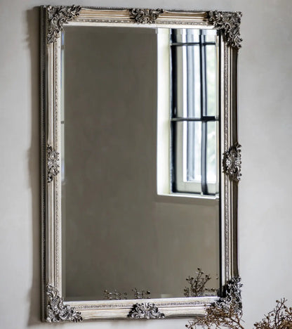 Fiennes Rectangle Mirror Silver 700x1030mm Home Store Living