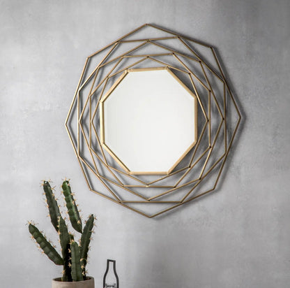 Estella Gold Mirror 910mm - Olive and Olive Home Store Living