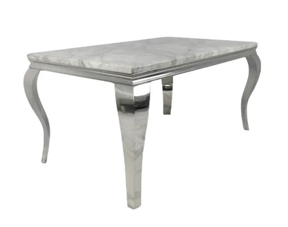 Louis Grey Marble Dining Table 1.5 m Home Store Living