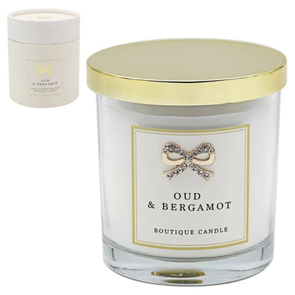 Oud and Bergamot Boutique Scented Candle Lesser & Pavey