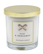 Oud and Bergamot Boutique Scented Candle Lesser & Pavey