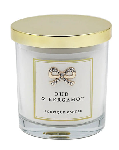 Oud and Bergamot Boutique Scented Candle Lesser & Pavey