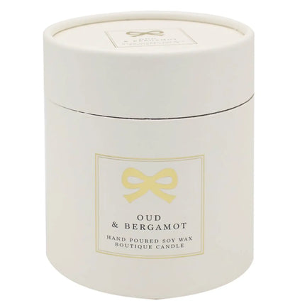 Oud and Bergamot Boutique Scented Candle Lesser & Pavey