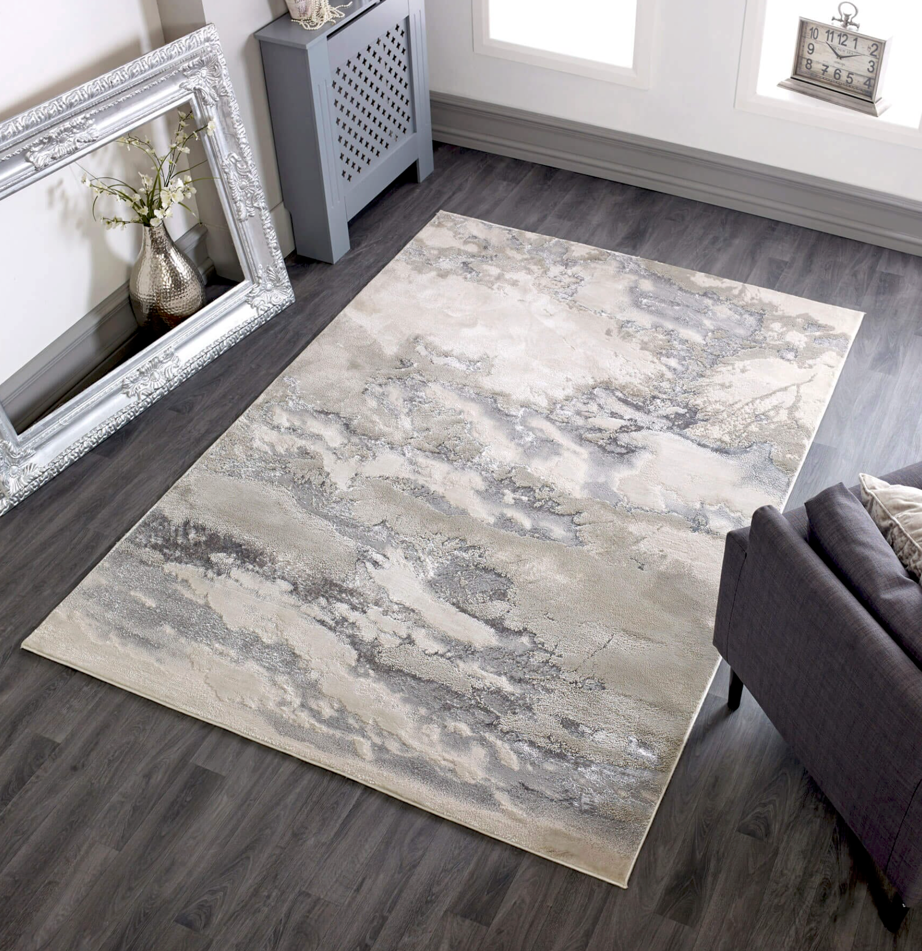 Aurora Cloud Abstract Rug Home Store Living