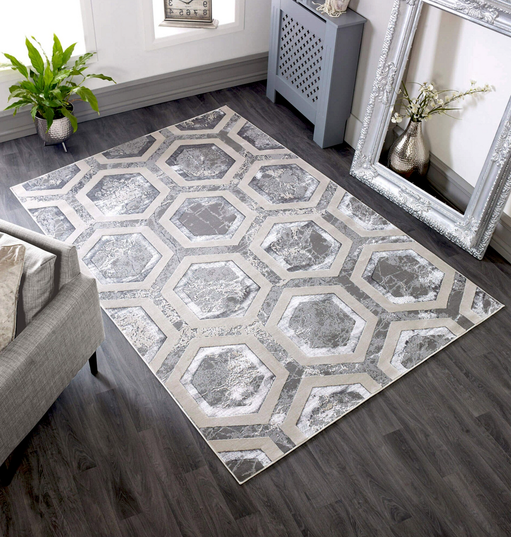 Aurora Crystal Abstract Rug Home Store Living