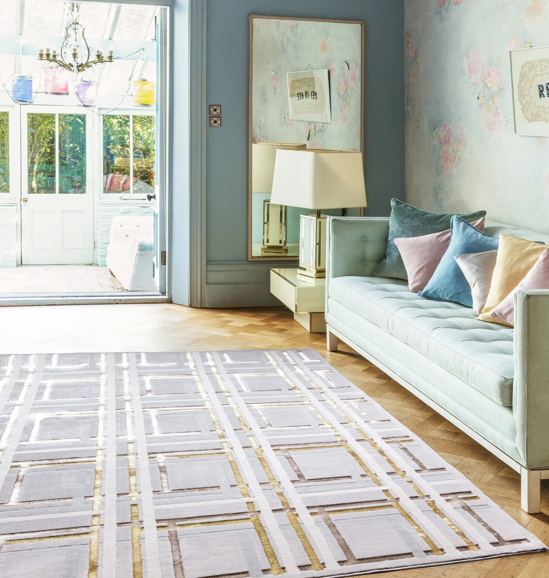 Aurora Elexus Gold Rug Home Store Living