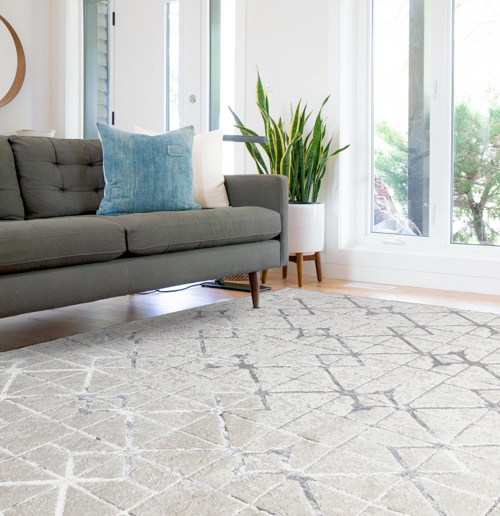Aurora Lattice Abstract Rug Home Store Living